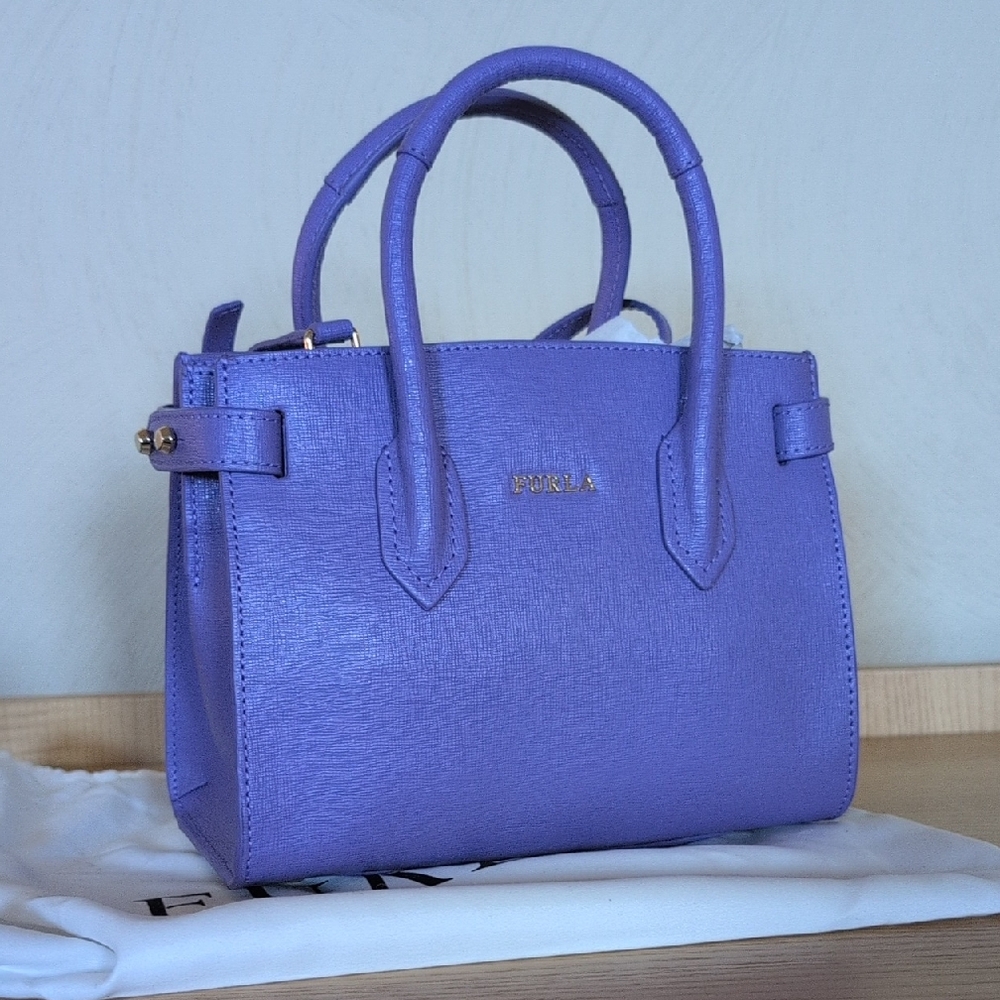 Furla Purple Periwinkle Handbag